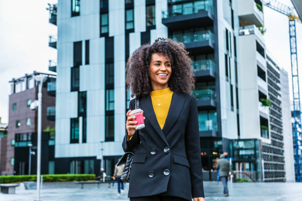 istock Businesswoman on a way for a work 1299328925