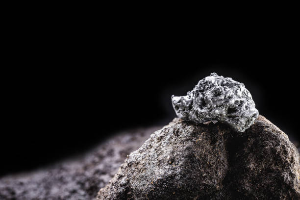 istock platinum nugget in excavation mine, gemstone, mining concept 1299335178