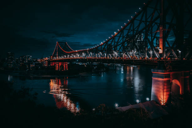 Lightning bridge in Brisbane