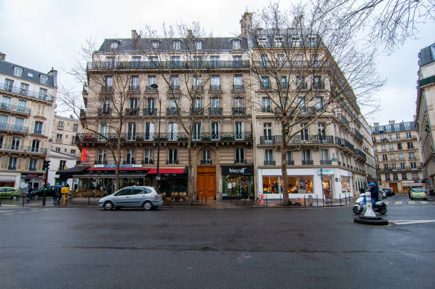 istock old building architecture in Paris France 1299340054