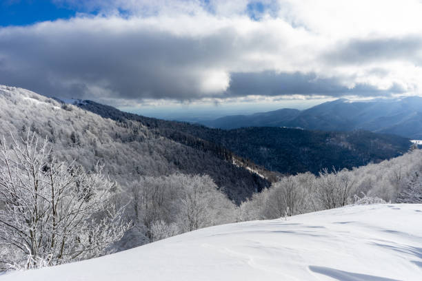 istock Markstein ski resort on a cold partly cloudy day. 1299340548