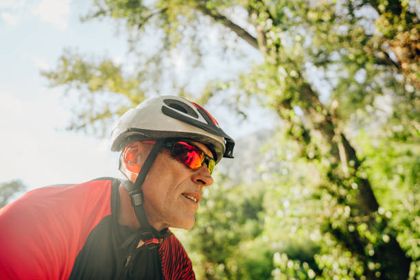 istock Portrait of a senior cyclist 1299342943