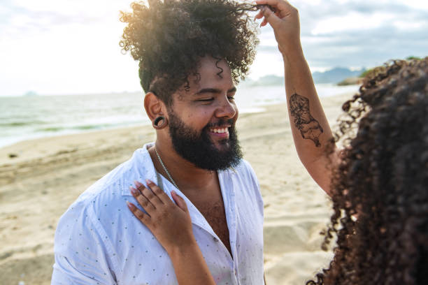 istock Happy couple on their honeymoon 1299349826