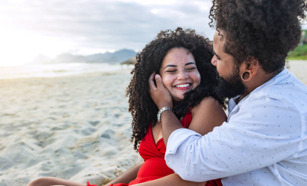 istock Happy couple on their honeymoon 1299349912