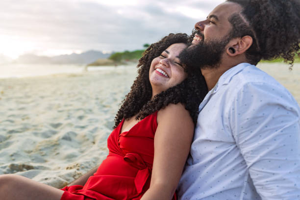 istock Happy couple on their honeymoon 1299349958