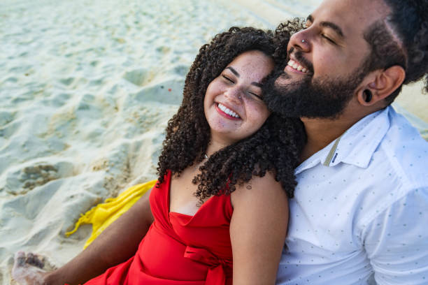 istock Happy couple on their honeymoon 1299349959