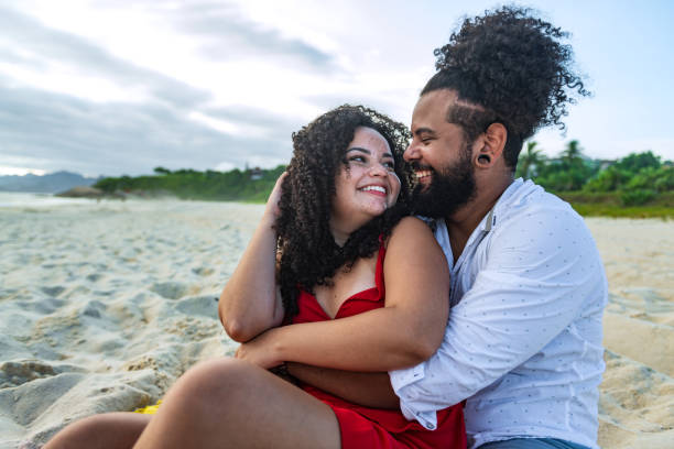 istock Young Brazilian couple enjoying a romantic time 1299350516