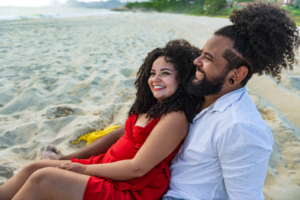istock Happy couple on their honeymoon 1299350518