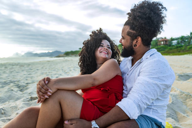 istock Young Brazilian couple enjoying a romantic time 1299350661