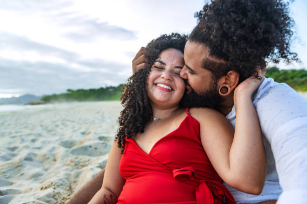 istock Young Brazilian couple enjoying a romantic time 1299350664