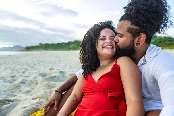 istock Young Brazilian couple enjoying a romantic time 1299350665