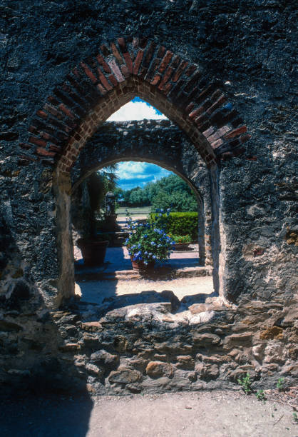 istock San Antonio Missions NHP - San Jose View Through Arch - 2002 1299351544