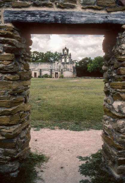 istock San Antonio Missions NHP - San Francisco Espada Framed by Doorway - 2002 1299352173