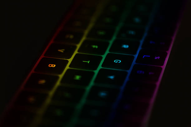 istock LGTB Concept Close up of a laptop keyboard with a rainbow 1299354865