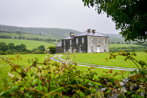 Glenquin, Killinaboy, Co. Clare, Ireland, July 10, 2016. The exterior of the famous house of being featured in the Irish TV drama 