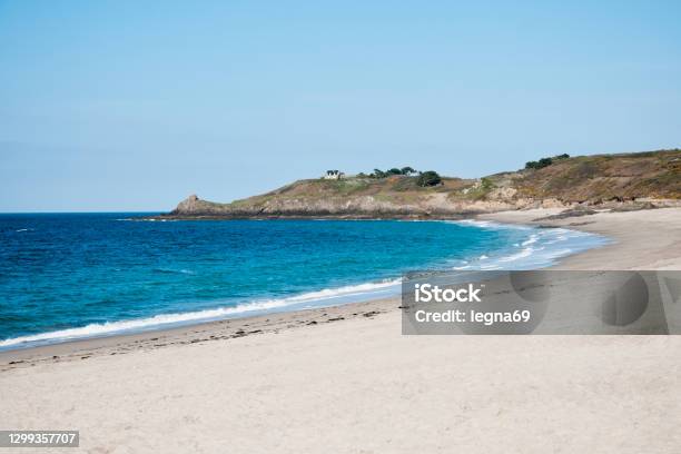 Sand Beach Stock Photo - Download Image Now - Beach, Cancale, St-Malo