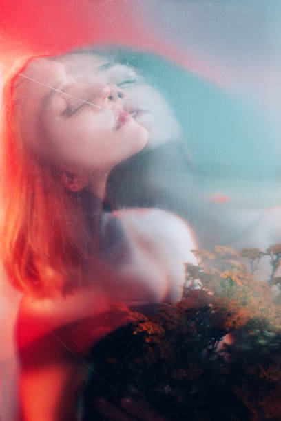 istock abstract portrait nature harmony relaxed woman 1299359641