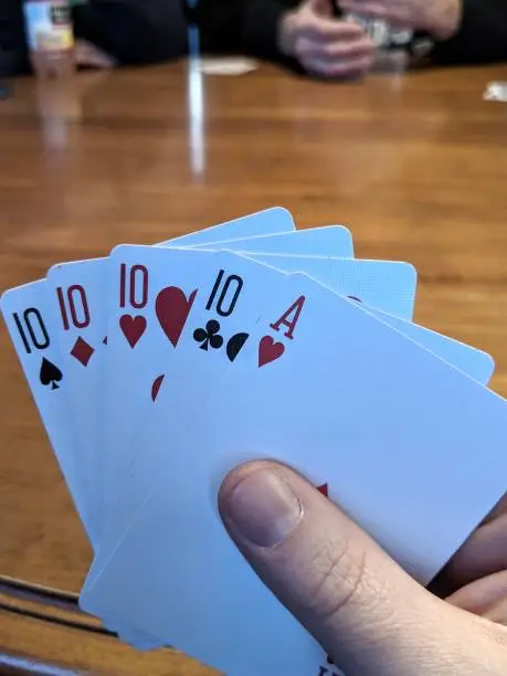 Photo of Not a great euchre hand