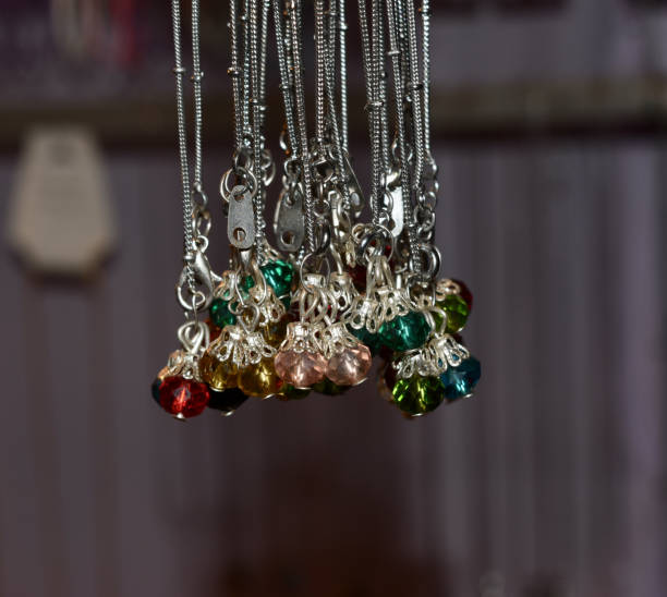 istock Hanging colourful ornaments unique photo 1299385651
