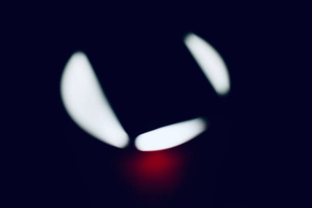istock Blurry illuminated glowing lights unique photo 1299387641
