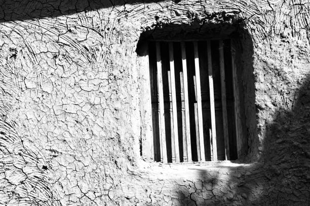 istock Clay made house with a window unique photo 1299388597