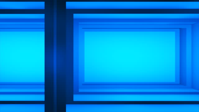 Broadcast Passing Hi-Tech Tunnel Space Alley, Blue, Transport, 3D, 4K