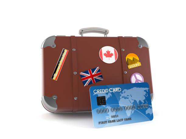 istock Travel case with credit card 1299403564