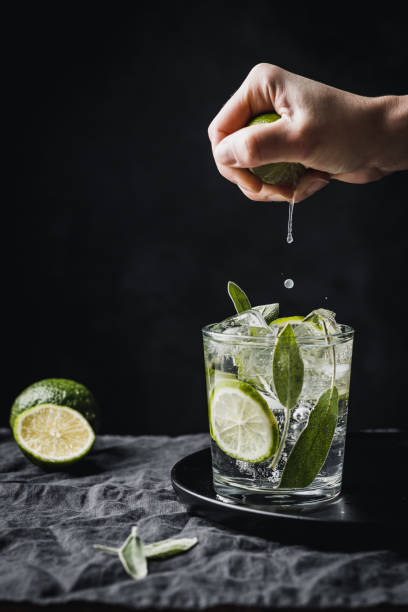 istock Lime water in the glass. 1299406944