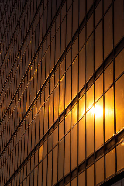 istock Low angle view of skyscrapers in city 1299407146