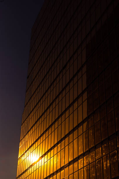 istock Low angle view of skyscrapers in city 1299408711