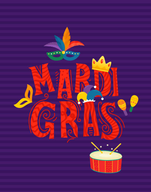 ilustrações de stock, clip art, desenhos animados e ícones de mardi gras carnival party concept - parade rest