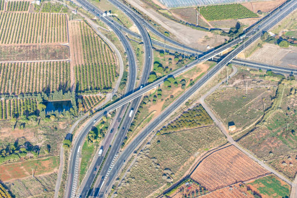 istock Aerial view of a highway. 1299418360