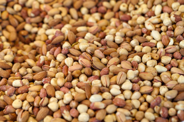 istock dried cereal seeds and fruits 1299422520