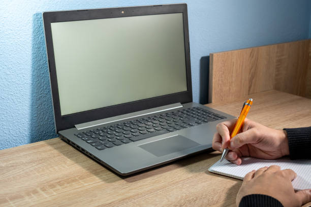 istock Man working remotely from home because of the coronavirus. Concept: remote work at home. 1299425858