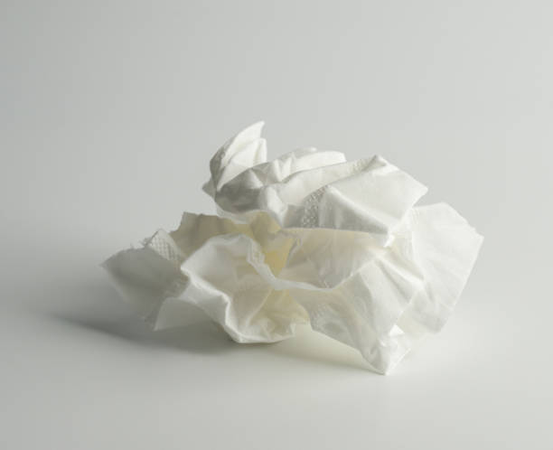 istock Crumpled Toilet Paper Ball 1299428188