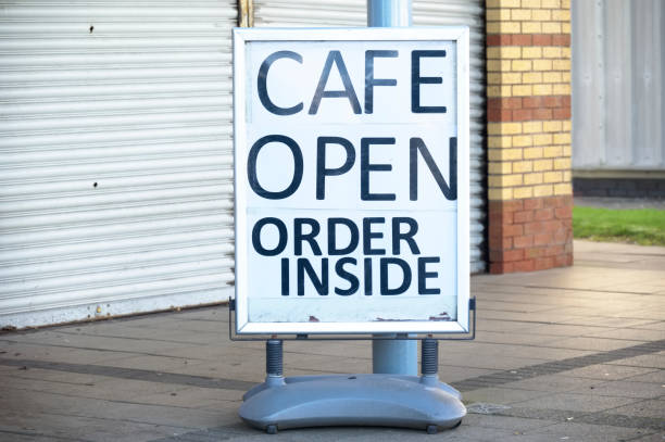 istock Cafe shop open after lockdown of coronavirus covid 19 1299430692