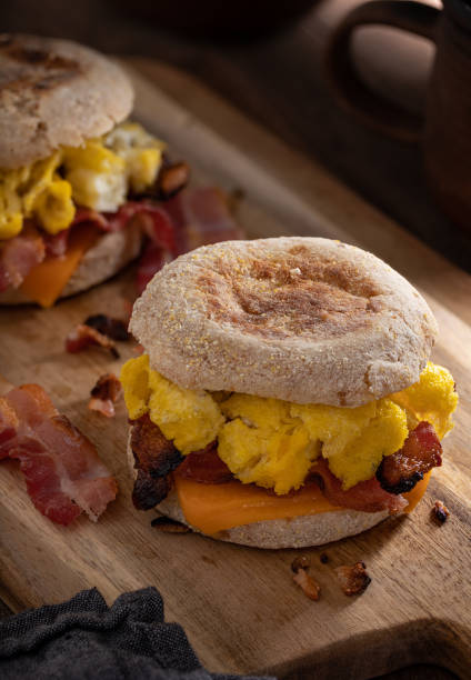 istock Breakfast Sandwich on English Muffin 1299432844