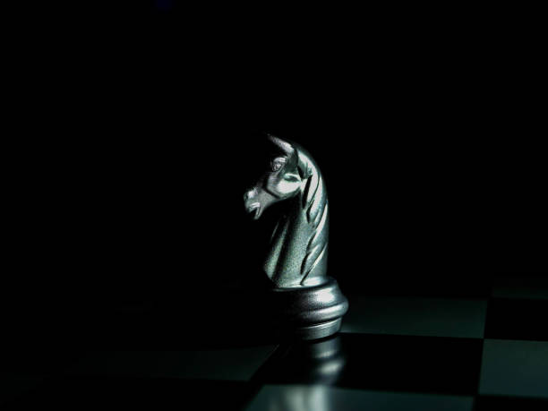 istock Chess board game. Strategy ideas concept business futuristic graphic icon. 1299445619