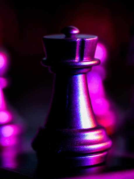 istock Chess board game. Strategy ideas concept business futuristic graphic icon. 1299445627