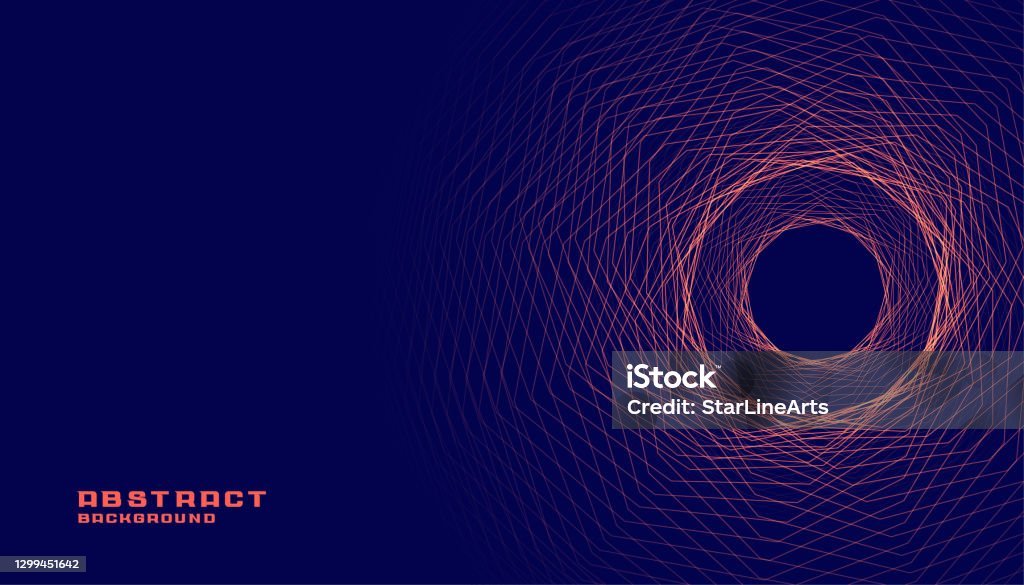 Line Circular Digital Circular Lines Visualization Technology Concept Background Stock ...