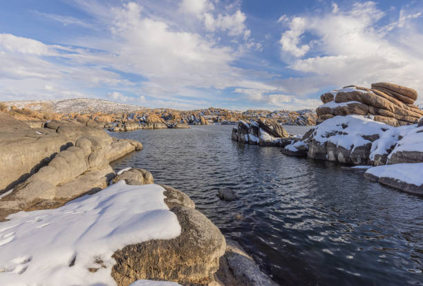 istock Watson Lake Prescott Arizona Winter Landscape 1299454462