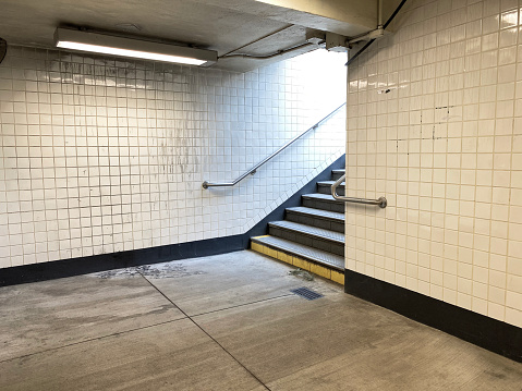 Underground Subway passage in New York