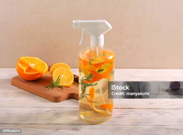 Homemade Natural Cleaning Spray Stock Photo - Download Image Now - Cleaning, Cleaning Product, Natural Condition