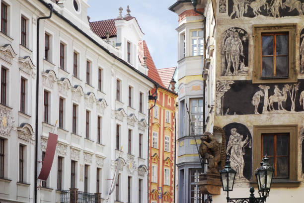 istock Historic Old Town Prague buildings, Czech Republic 1299459612