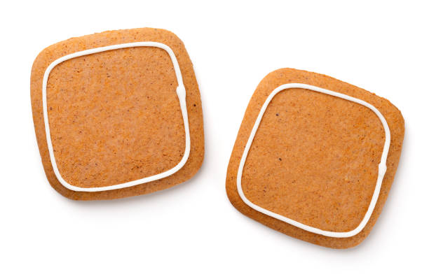 istock Gingerbread Cookies In Shape Of Square 1299459698