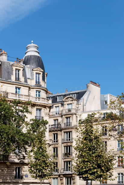 istock Building and facades of the Marais historic district 1299460102
