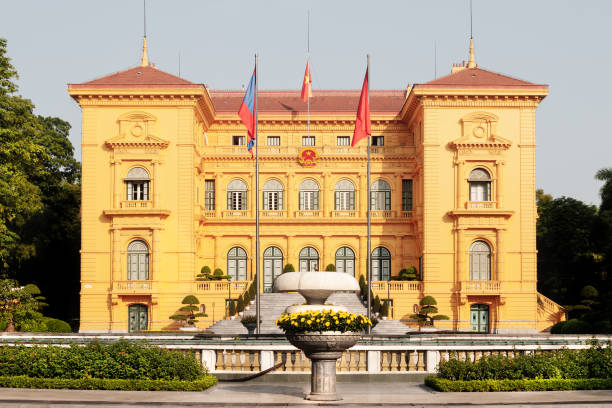 istock Old Presedential Palace in Hanoi, Vietnam 1299474153
