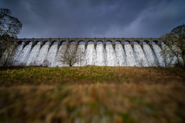 Lake Vyrnwy Dam stock photo