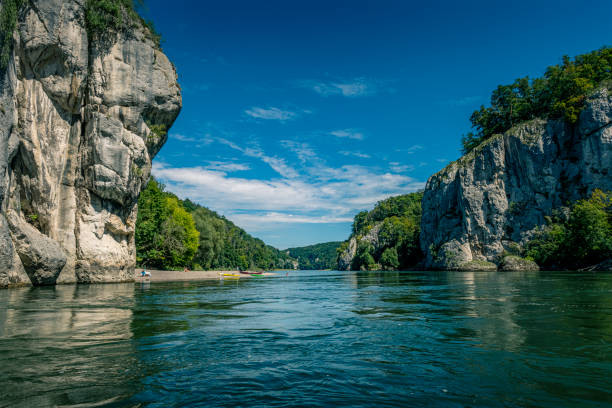 danube river near Abbey Weltenburg