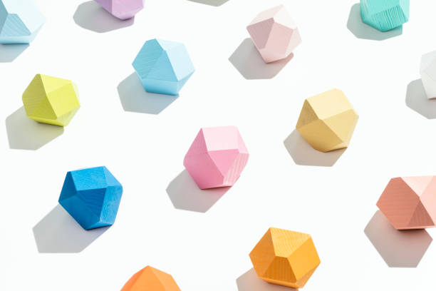 istock Colorful wooden balancing blocks, building blocks toys. 1299486414